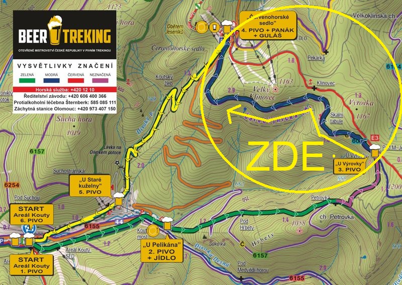 BEER TREKAŘI - Pozor na letošní změnu trasy