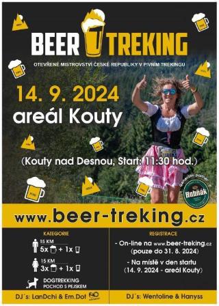 On-line registrace na BEER TREKING 2024 spuštěna