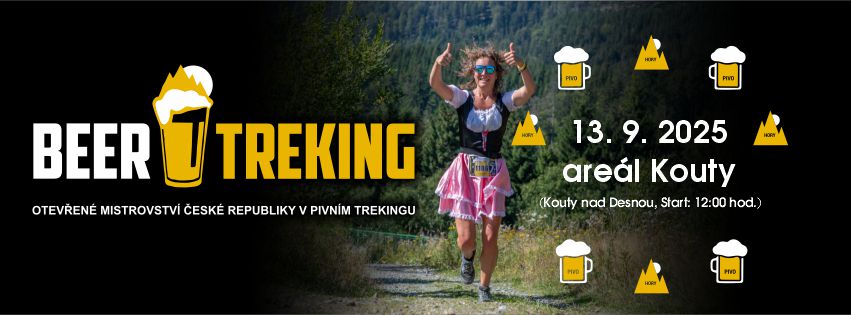 On-line registrace do závodu BEER TREKING 2025 SPUŠTĚNA