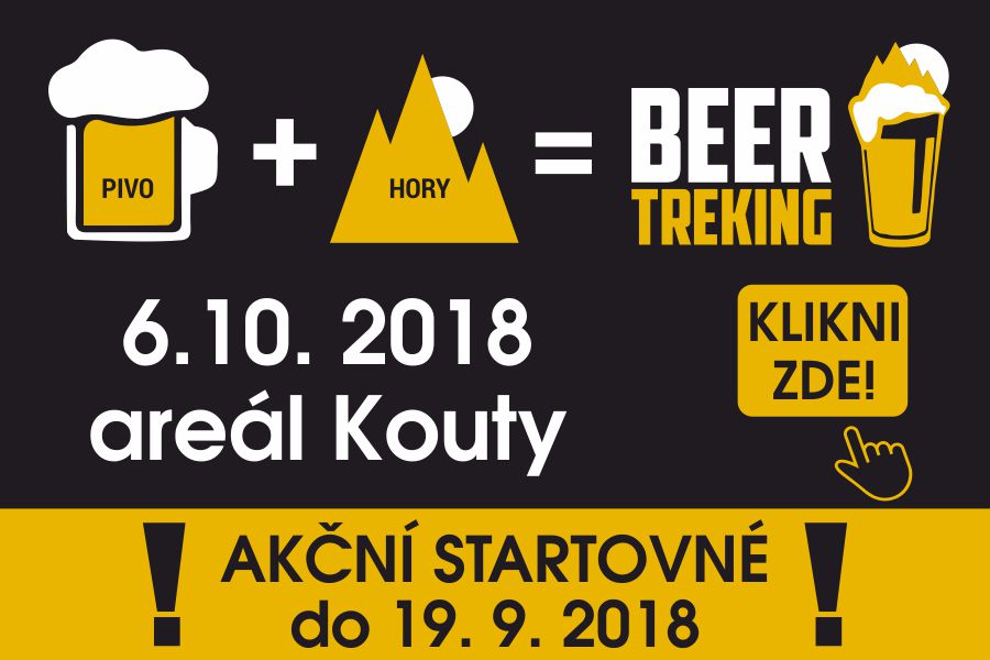 BEER TREKAŘI POZOR! On-line registrace do závodu končí už ve středu 19.9!